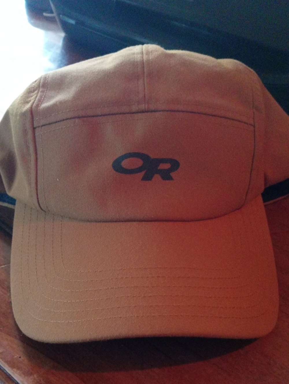 Outdoor Research Brown/Tan Lightweight Baseball Cap Padded Interior & Adjustable